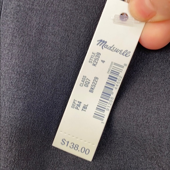 NEW • Madewell • Thistle Cami Jumpsuit Black 4 - Picture 6 of 6